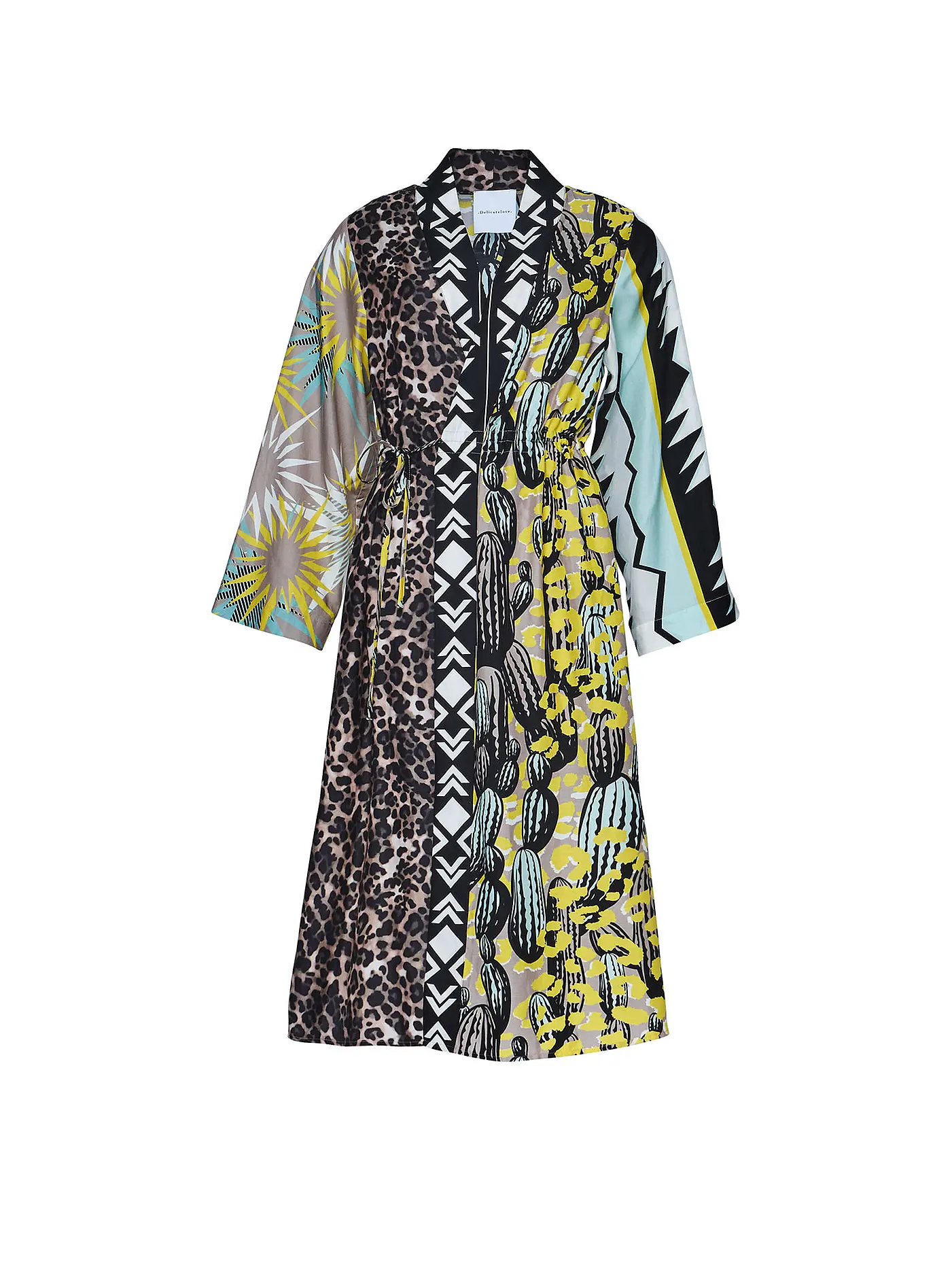 DELICATELOVE | Kleid - Kimono Sasa | blau